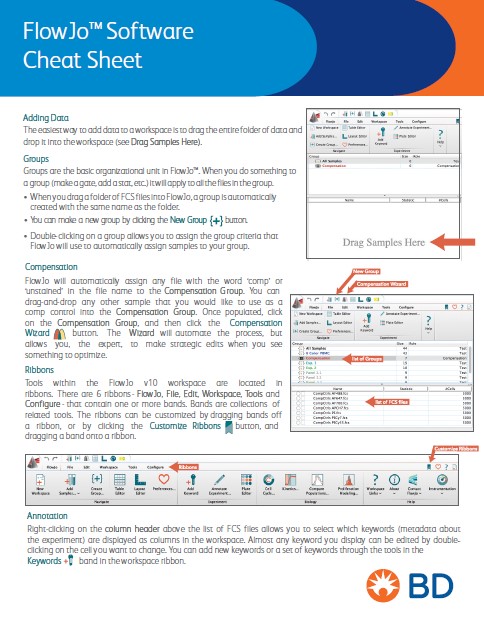 FlowJo Cheat Sheet